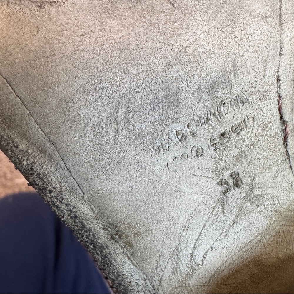 Marco Delli Dallas High Embroidered Tall Boots Olive Green 38 NWT $1295 Sold Out - Picture 12 of 15